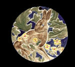 William Morris Hare foret tapestry pendant