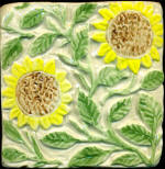 glazed de morgan sunflowers