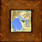 peter rabbit and mother framed