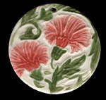 de Morgan Pink Carnations pendant